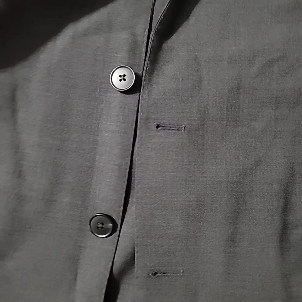Cole Haan Men's Wool Blend Slim‎ Fit Stretch Sports Coat Charcoal 44L NWT $495